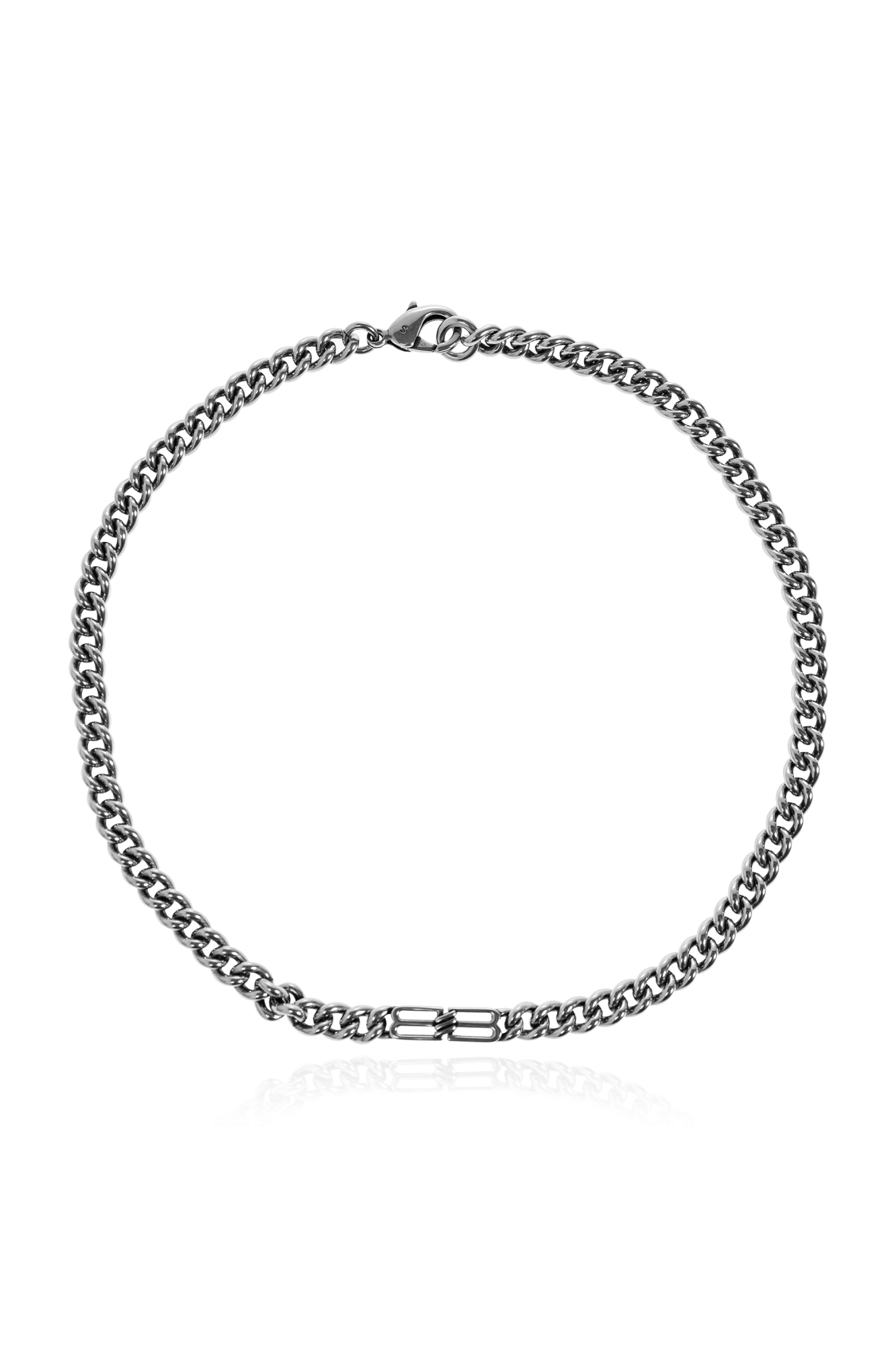 Silver 'BB Icon' necklace Balenciaga - Vitkac AS